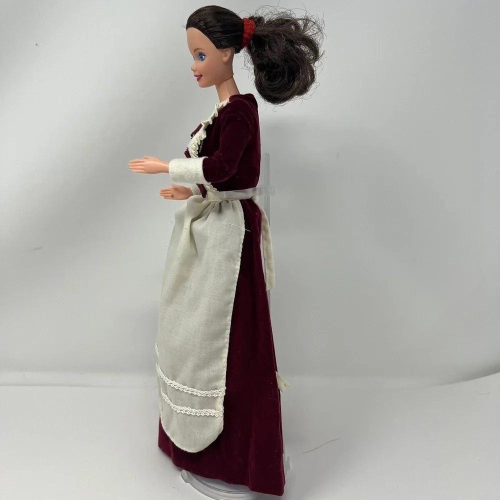 Barbie Doll Pilgrim Vintage 1966 Mattel Burgundy‎ Velvet Dress Malaysia